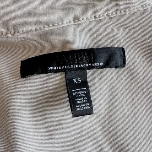 White House Black Market, Pearl Dust Cropped Utility Jacket-Women’s Size X-Small - Picture 10 of 13